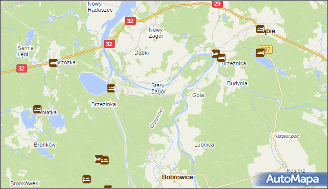 mapa Chromów, Chromów na mapie Targeo