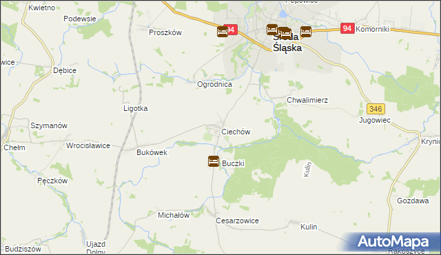 mapa Ciechów, Ciechów na mapie Targeo