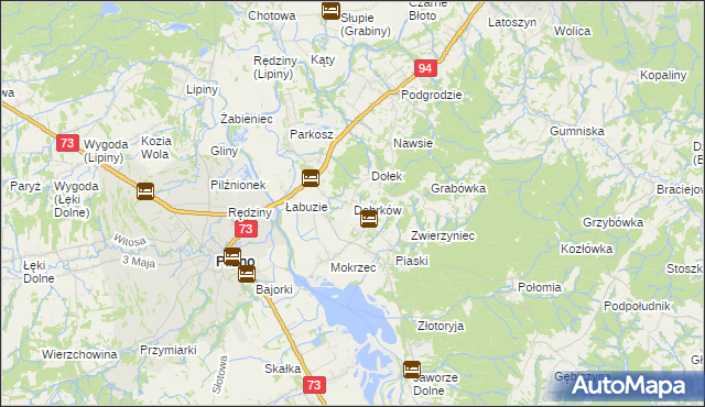 mapa Dobrków, Dobrków na mapie Targeo