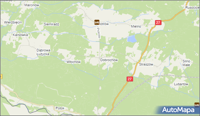 mapa Dobrochów, Dobrochów na mapie Targeo