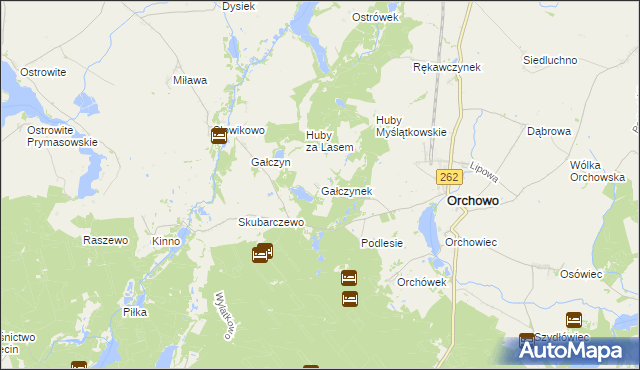 mapa Gałczynek, Gałczynek na mapie Targeo