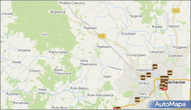 mapa Gorysze, Gorysze na mapie Targeo