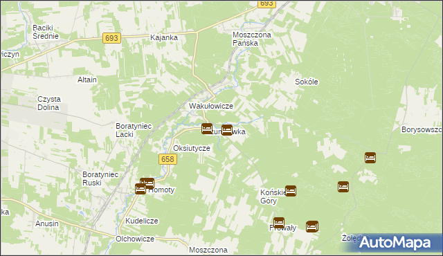 mapa Grabarka-Klasztor, Grabarka-Klasztor na mapie Targeo