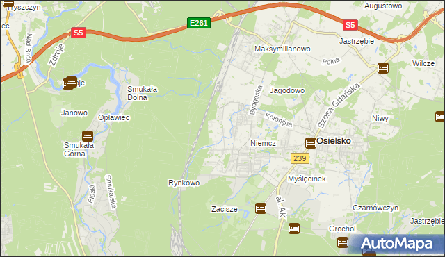 mapa Jagodowo Leśniczówka, Jagodowo Leśniczówka na mapie Targeo