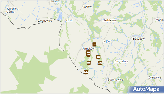 mapa Jarnołtów gmina Otmuchów, Jarnołtów gmina Otmuchów na mapie Targeo