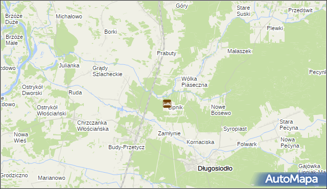 mapa Kabat, Kabat na mapie Targeo