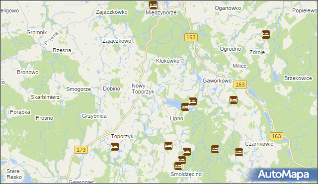 mapa Kłokowo, Kłokowo na mapie Targeo