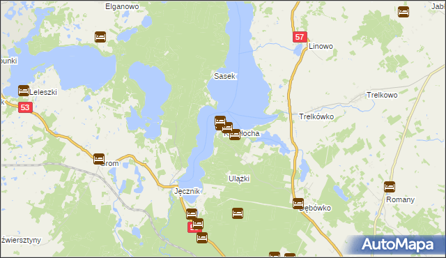 mapa Kobyłocha, Kobyłocha na mapie Targeo