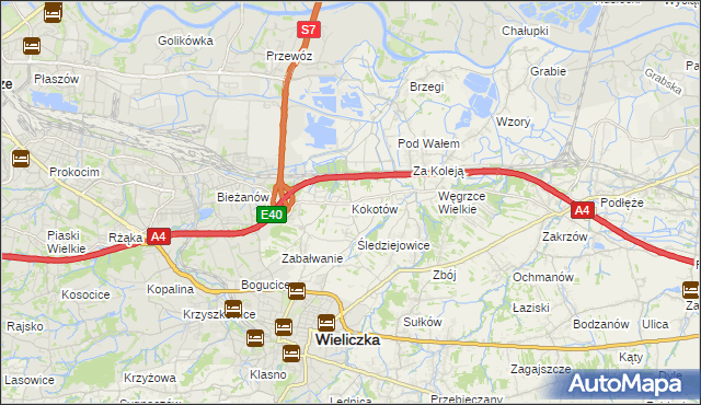 mapa Kokotów, Kokotów na mapie Targeo