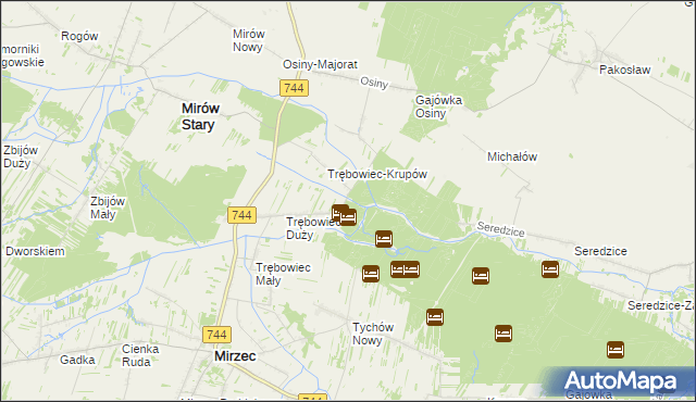 mapa Leśniczówka Niwy, Leśniczówka Niwy na mapie Targeo