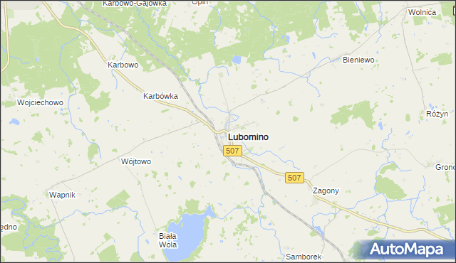 mapa Lubomino, Lubomino na mapie Targeo