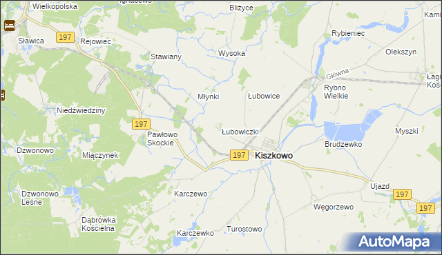 mapa Łubowiczki, Łubowiczki na mapie Targeo