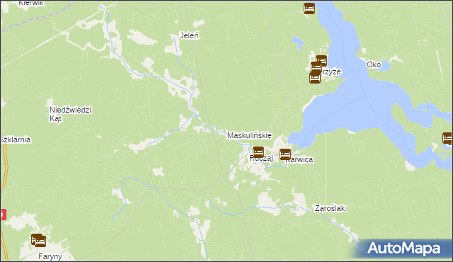 mapa Maskulińskie, Maskulińskie na mapie Targeo