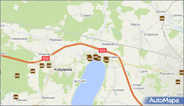 mapa Morzyczyn gmina Kobylanka, Morzyczyn gmina Kobylanka na mapie Targeo