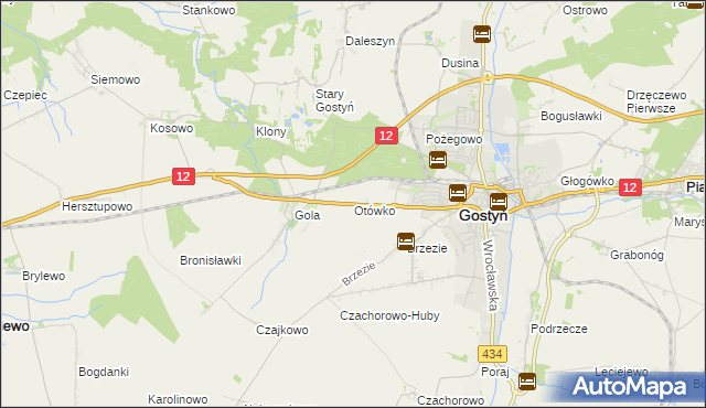 mapa Otówko, Otówko na mapie Targeo