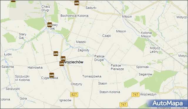 mapa Palikije Drugie, Palikije Drugie na mapie Targeo