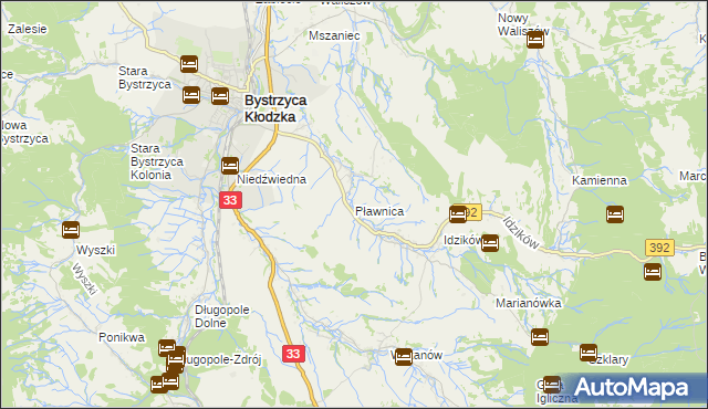 mapa Pławnica, Pławnica na mapie Targeo