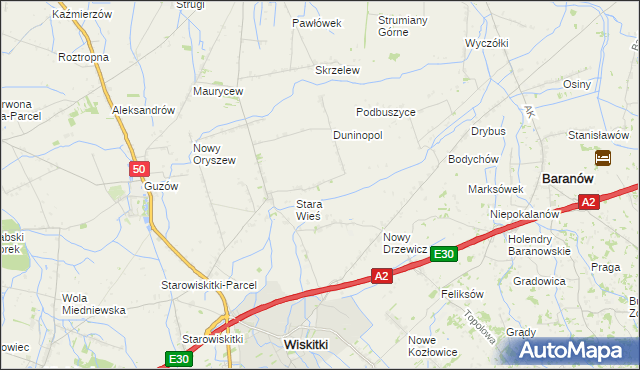 mapa Podoryszew, Podoryszew na mapie Targeo