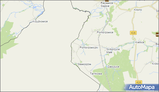 mapa Pomorzowiczki, Pomorzowiczki na mapie Targeo