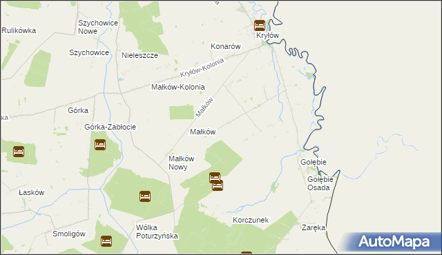 mapa Prehoryłe, Prehoryłe na mapie Targeo