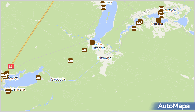 mapa Przewięź, Przewięź na mapie Targeo