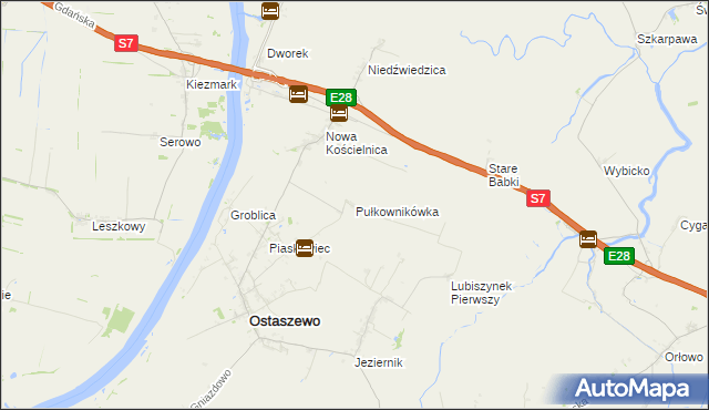 mapa Pułkownikówka, Pułkownikówka na mapie Targeo