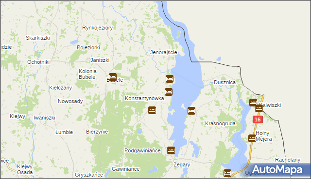 mapa Radziucie, Radziucie na mapie Targeo