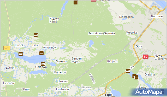 mapa Sendeń Duży, Sendeń Duży na mapie Targeo