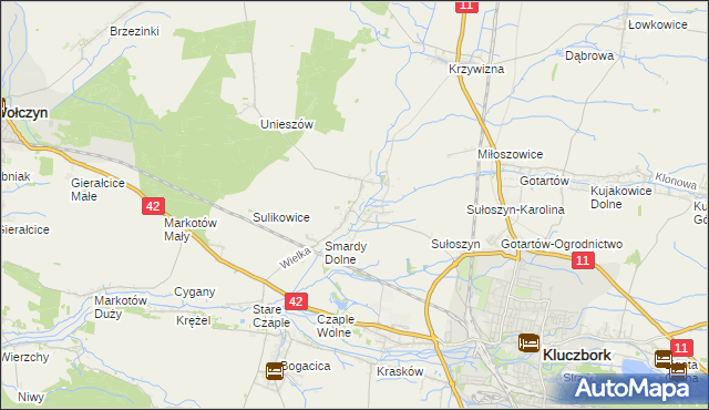 mapa Smardy Górne, Smardy Górne na mapie Targeo