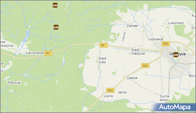 mapa Stare Sioło, Stare Sioło na mapie Targeo