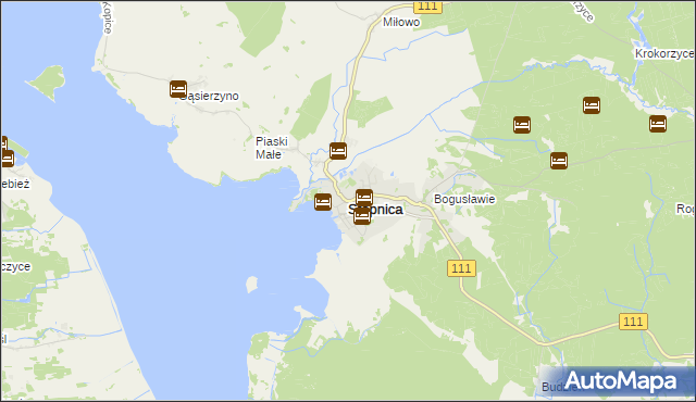 mapa Stepnica, Stepnica na mapie Targeo