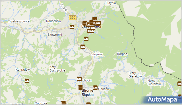 mapa Stójków, Stójków na mapie Targeo