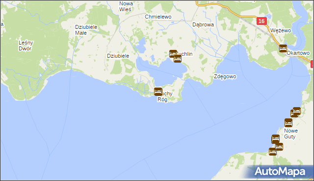 mapa Suchy Róg, Suchy Róg na mapie Targeo