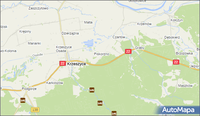 mapa Świętojańsko, Świętojańsko na mapie Targeo