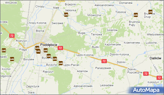 mapa Sworawa Leśniczówka, Sworawa Leśniczówka na mapie Targeo