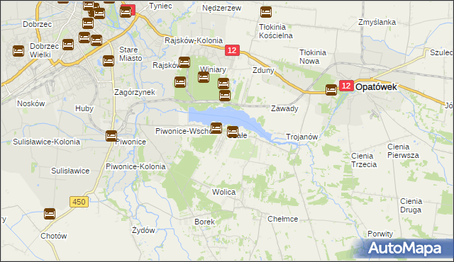 mapa Szałe, Szałe na mapie Targeo