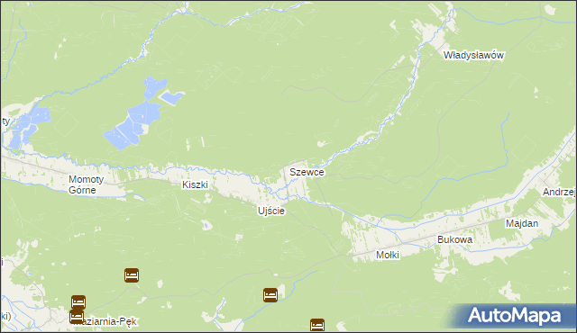 mapa Szewce gmina Janów Lubelski, Szewce gmina Janów Lubelski na mapie Targeo