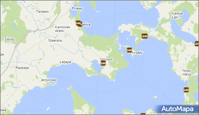 mapa Sztynort, Sztynort na mapie Targeo