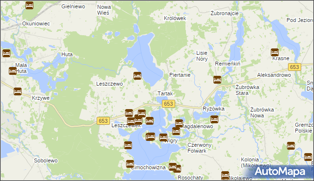 mapa Tartak gmina Suwałki, Tartak gmina Suwałki na mapie Targeo