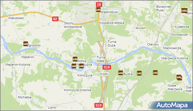 mapa Turna Mała, Turna Mała na mapie Targeo