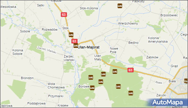 mapa Ulan Mały, Ulan Mały na mapie Targeo