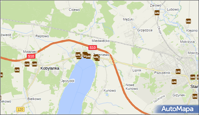 mapa Zagość, Zagość na mapie Targeo