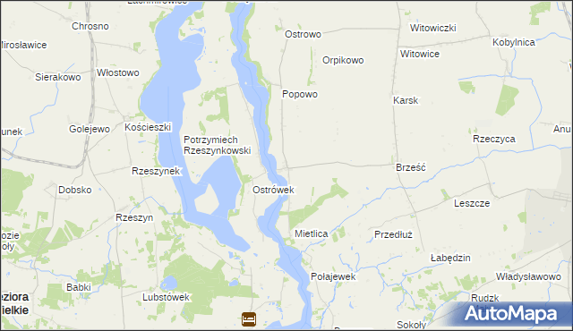mapa Złotowo gmina Kruszwica, Złotowo gmina Kruszwica na mapie Targeo