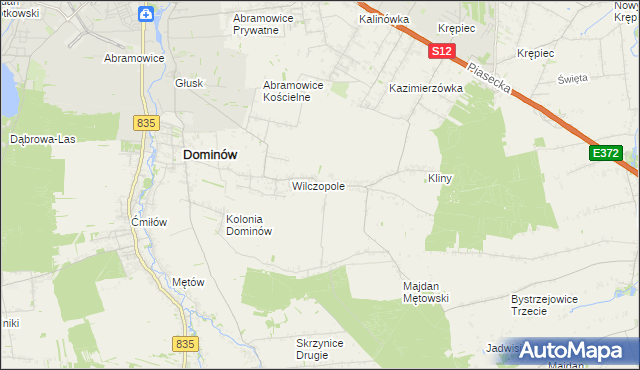 mapa Wilczopole-Kolonia, Wilczopole-Kolonia na mapie Targeo