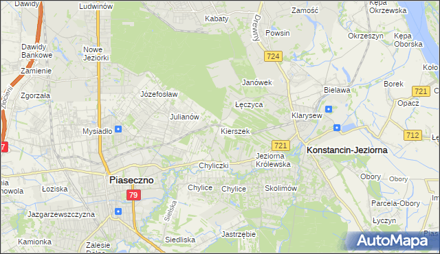 mapa Kierszek, Kierszek na mapie Targeo