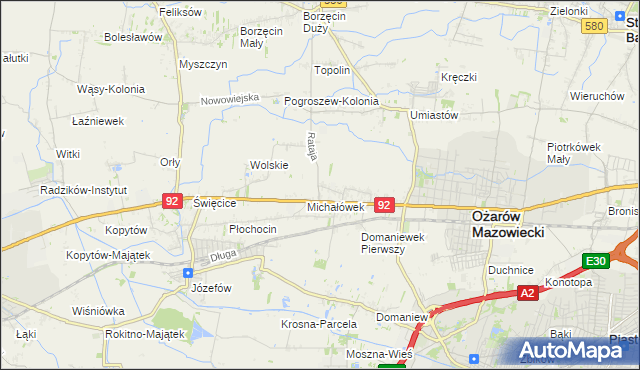 mapa Koprki, Koprki na mapie Targeo