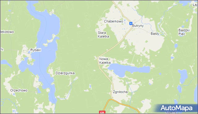 mapa Nowa Kaletka, Nowa Kaletka na mapie Targeo