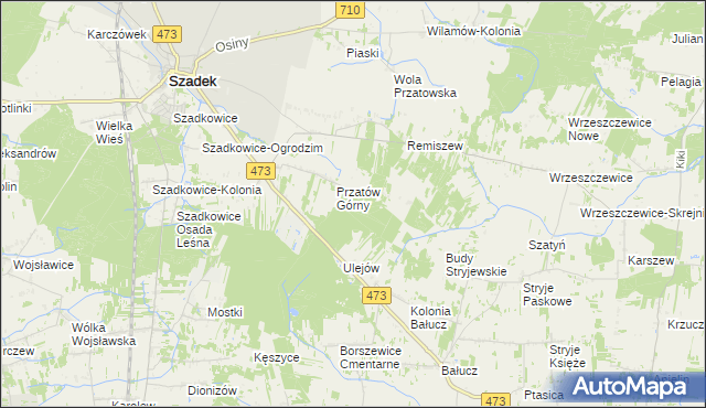 mapa Przatówek, Przatówek na mapie Targeo