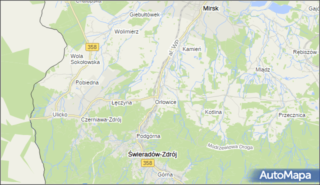 mapa Krobica, Krobica na mapie Targeo