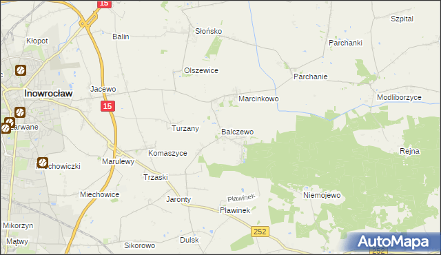 mapa Balczewo, Balczewo na mapie Targeo